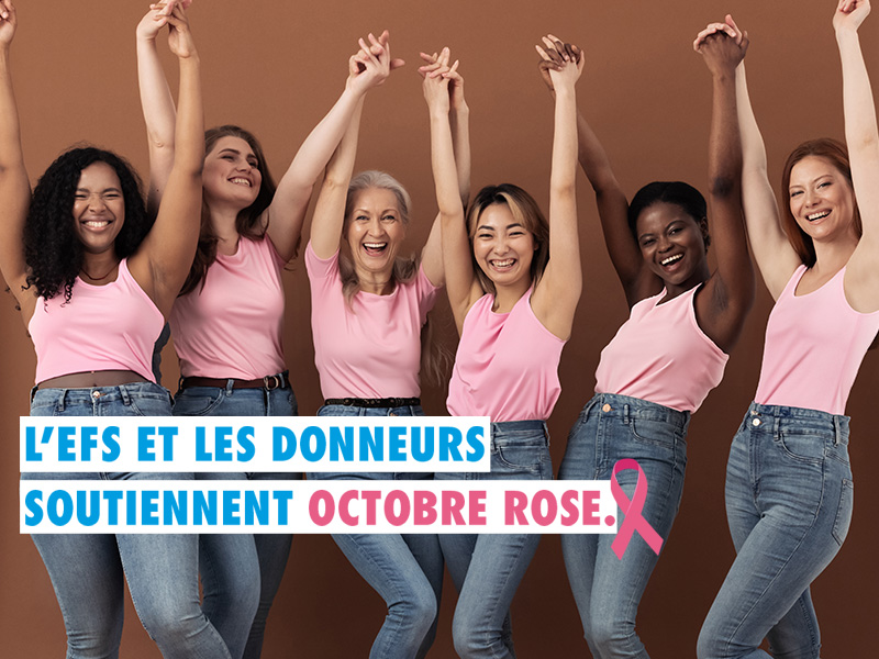 L Efs Et Les Donneur Euse S Soutiennent Octobre Rose Don De Sang